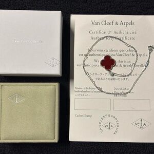 Van Cleef & Arpels Ruby Red Clover Necklace